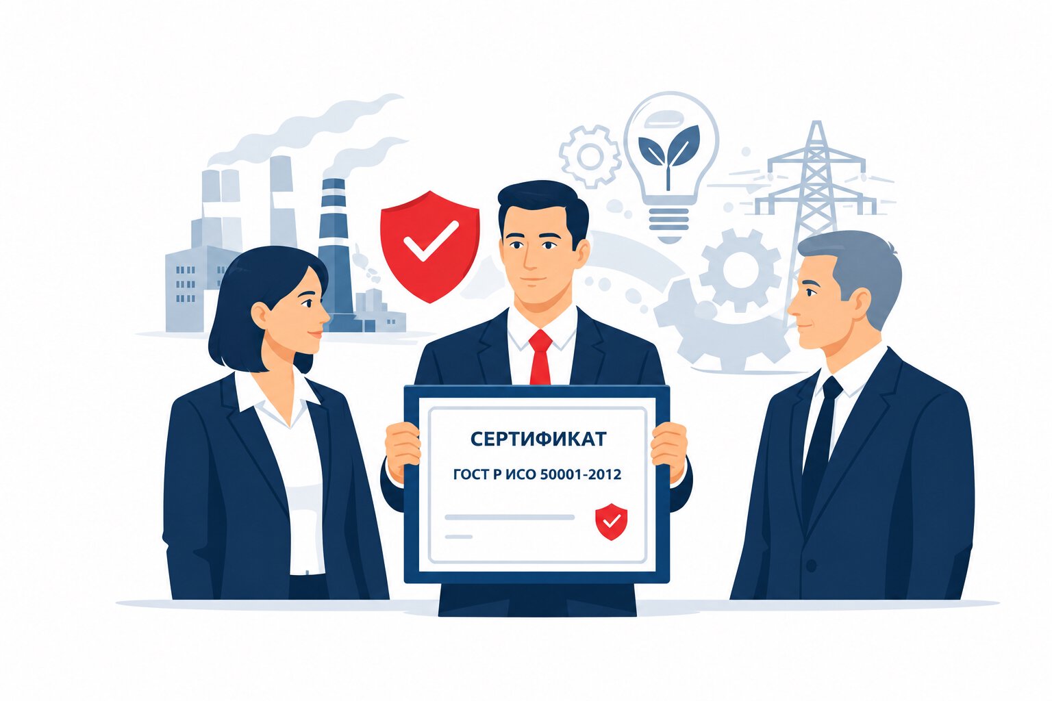 Оформление сертификата ГОСТ Р ИСО 50001-2012 в Новороссийске и по всему муниципальному образованию города-курорта Новороссийска Краснодарского края