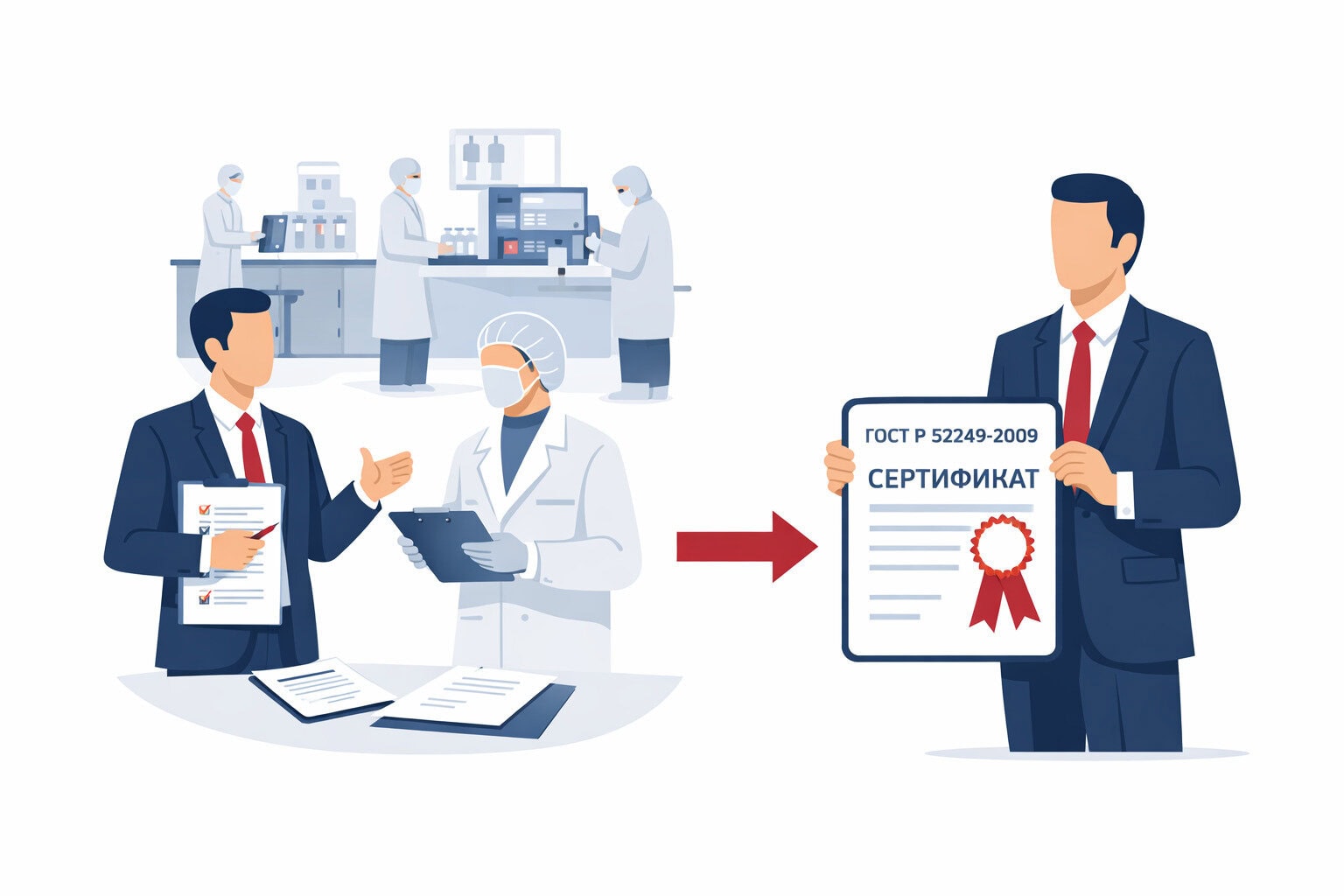 Процедура сертификации ГОСТ Р 52249-2009 в Новороссийске